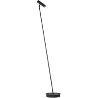 HELL LED-vloerlamp Tom Pro, dimbaar, zwart, Woon-/ Eetkamer, metaal, Modern, LED vloerlamp