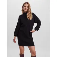Vero Moda Gebreide jurk 'Nancy' zwart