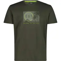 CMP T-shirt 30t9367 T-shirt Met Korte Mouwen Groen,Grijs XL Man