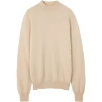 GOBI Cashmere Trui 'Men's Essential Mock Neck Cashmere Sweater' beige