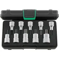 Stahlwille 54/10 KN 96031508 Dopsleutel-bitinzetset 1/2 (12,5 mm) 10-delig