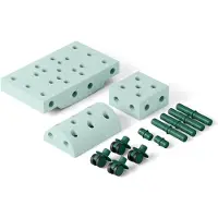 Modu Neugierde Set - 14 Teile - 50x30x20 cm - Ocean Neuwertig/Fo - - One Size - Motorik Tiere