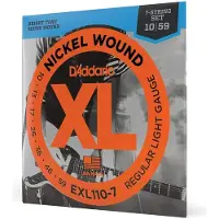 Daddario EXL110-7 7-String Electric Guitar String Set Regular Light