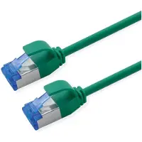 Roline Patchkabel Kat.6A (Class EA) S/FTP (PiMF) , LSOH, PoE, groen, 10 m
