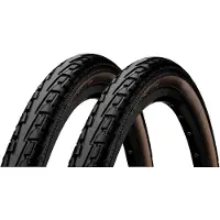 Continental Ride Tour Clincher band 26x1.75", zwart/bruin 47-559 | 26x1,75" 2023 E-bike Banden
