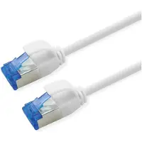 Roline Patchkabel Kat.6A (Class EA) S/FTP (PiMF) , LSOH, PoE, wit, 2 m