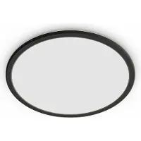 Philips LED Plafondlamp | Superslim | Ø 30 cm | Rond | 2700K | IP44 | Zwart | Dimbaar | 18W