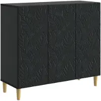 vidaXL Dressoir Zwart 89 x 34,5 x 80 cm Bewerkt hout