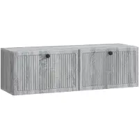 vidaXL Wandmontage TV-kast Grijs sonoma 98 x 31 x 30 cm Bewerkt hout