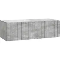 vidaXL Wandmontage TV-kast 98 x 41 x 30 cm Betongrijs Bewerkt hout