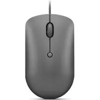 Lenovo 540 muis - USB-C - Optisch - 4 knoppen - Grijs - Bekabeld - 2400 dpi resolutie - Scrollwiel - Symmetrisch ontwerp