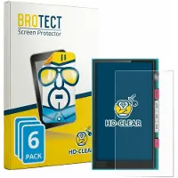 BROTECT - Screenprotector voor Hiby Digital M500 - Folie Beschermfolie transparant 6 Stuks