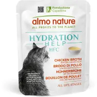 Almo Nature 24x HFC Hydration Help Kattenvoer Kippenbouillon met Kipfilet 50 gr