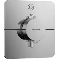 Hansgrohe Afbouwdeel showerselect comfort q voor 1 stopfunctie chroom