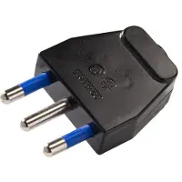 Kaiser Martin Zwarte Italiaanse Stekker 16 Amp Type L Geaard - 855/sw [50 stuks]