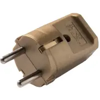 Kaiser Martin MK Stekker Goud Aardingscontact Zwarte Huls - 519oT/go [50 stuks]