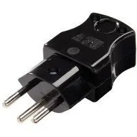 Kaiser Martin Swiss Plug Type J CH T12 Zwart - 585N/sw [50 stuks]