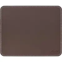 InLine Muismat premium kunstleer bruin, 255x220x3mm