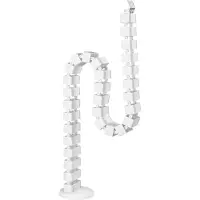 InLine Flexibele kabelgoot voor in hoogte verstelbare tafels, wit