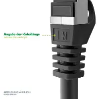 InLine Patchkabel plat, U/FTP, Cat.8.1, TPE halogeenvrij, grijs, 3m