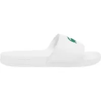 Lacoste Badslippers met logoprint model 'SERVE SLIDE'