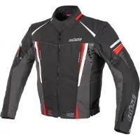 Büse Miles Zwart Rood Waterdicht Textiel Jas Maat 3XL
