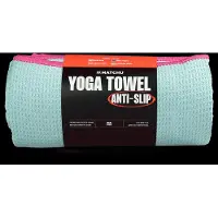 Matchu Sports Yoga handdoek harmonic green - Harmonic green - 183 cm - 61 cm - 1 cm - 80% polyester en 20% polyamide