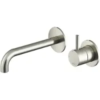 Hotbath Archie AR105EXT Afbouwdeel Voor Inbouw Wastafelmengkraan 18cm RVS 316 - RVS 316 - Kranen, Wastafelkranen, Inbouw Wastafelkranen