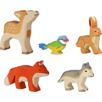 Gollnest & Kiesel Bosdieren - Starterpack - 5 Stuks - Hout - 3 Jaar