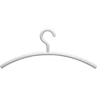 MAUL Kledinghanger 9451502 (b x h) 46 cm x 19 cm Agaatgrijs Wit 5 stuk(s)