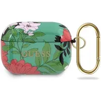 GUESS Guacaptpubkfl01 Airpods Pro, kleur: groen/groen, onderdeel van de Flower Collection, modelnummer: N.1