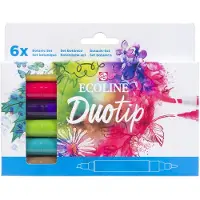 Ecoline Duotip Talens Ecoline set à 6 stuks botanisch