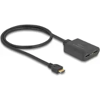 DeLOCK HDMI-Splitter 1 x HDMI-ingang op 2 x HDMI-uitgang 4K 60 Hz met