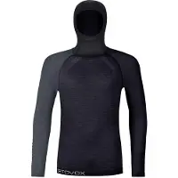 Ortovox - 120 Comp Light Hoody - Merino-ondergoed L, zwart