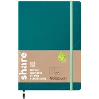 Share 4-0014059-1 4-0014059-1 Notitieboek Dotted (punten) Petrol Aantal paginas: 192 DIN A5