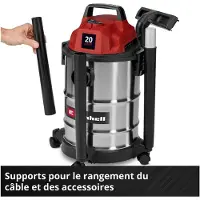 Einhell TC-VC 2045 S elektrische nat-/droogzuiger 900W