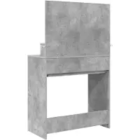 vidaXL Slaapkamer Toilet Tafels Beton Grijs 80 x 39,6 x 135 cm