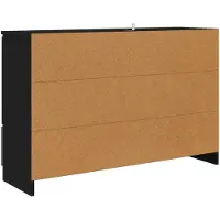 vidaXL Dressoir Zwart 100 x 30 x 65,6 Bewerkt hout