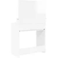 vidaXL Slaapkamer dressoir, hoogglans wit, 80 x 39,6 x 135 cm