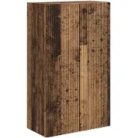 vidaXL TV Wandkast 59,5 x 31 x 100 cm Oud Hout Bewerkt hout