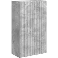 vidaXL TV Wandkast 59,5 x 31 x 100 cm Beton Grijs Bewerkt hout