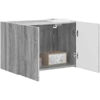 vidaXL TV Wandkast 59,5 x 31 x 40 cm Grijs Sonoma Bewerkt hout