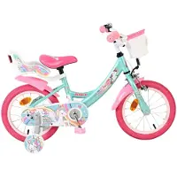 Volare Unicorn Kinderfiets - Meisjes - 14 inch - Groen