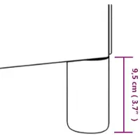 vidaXL Bedframe met hoofdbord kunstleer crèmekleurig 90x200 cm