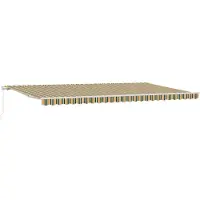 vidaXL Uitschuifbare luifel Meerkleurig 600 × 300 cm