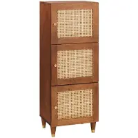vidaXL Hoge kast Bruin 40 x 33,5 x 110 cm Massief Mango Hout