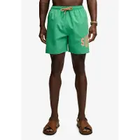 Superdry Zwemshorts lichtgroen / lichtoranje