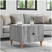 vidaXL Salontafel met lade Grijs sonoma 49 x 50 x 40 cm Bewerkt hout