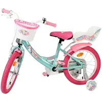 Volare Unicorn Kinderfiets - Meisjes - 16 inch - Groen