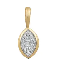 Orolino Anhänger 585 Gold mit 6x Brillant 0,03ct.
